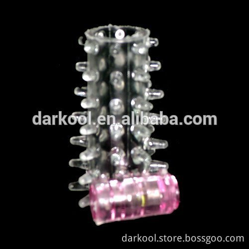 C010/Powerful &strong vibration cock sleeve mens penis finger ring vibrator